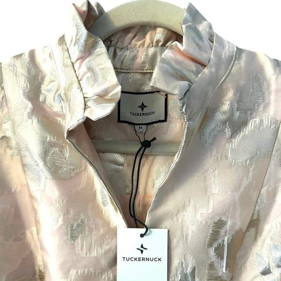 TUCKERNUCK EVERYTHING Must GO Champagne Fil Coupe Palmerston Dress - Picture 5 of 7